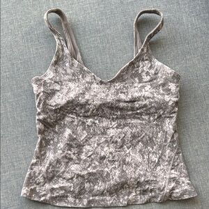 lululemon athletica Tan Cream Fitted Scoop Neck Sleeveless Camisole